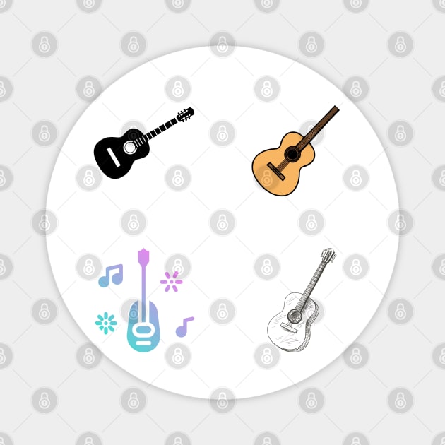 Sticker Pack - Guitar Magnet by PsyCave